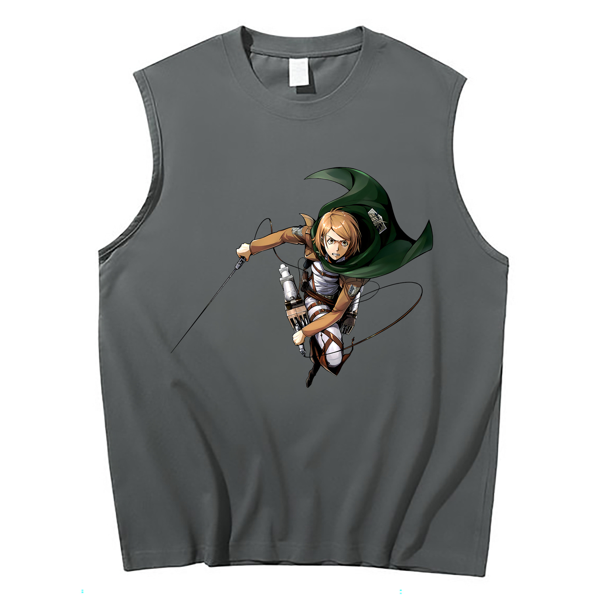 （画像用） 進撃の巨人 ペトラ·ラル Attack on Titan Petra Rall コットン100％タンクトップ（フロントプリント）